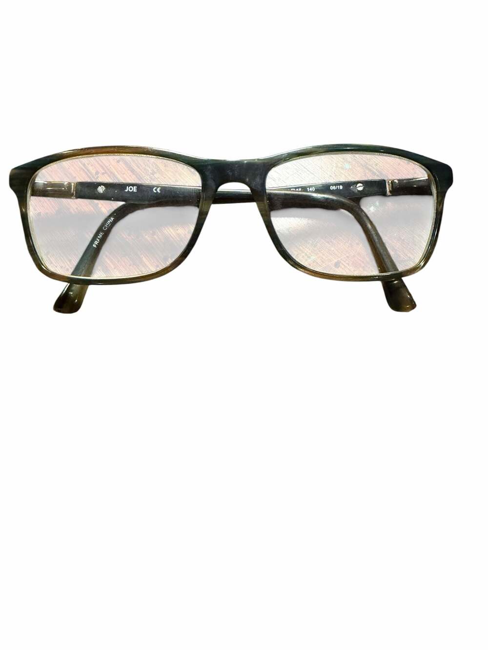 Joe Eyeglasses JJE4075 Olive Horn 54-17-140